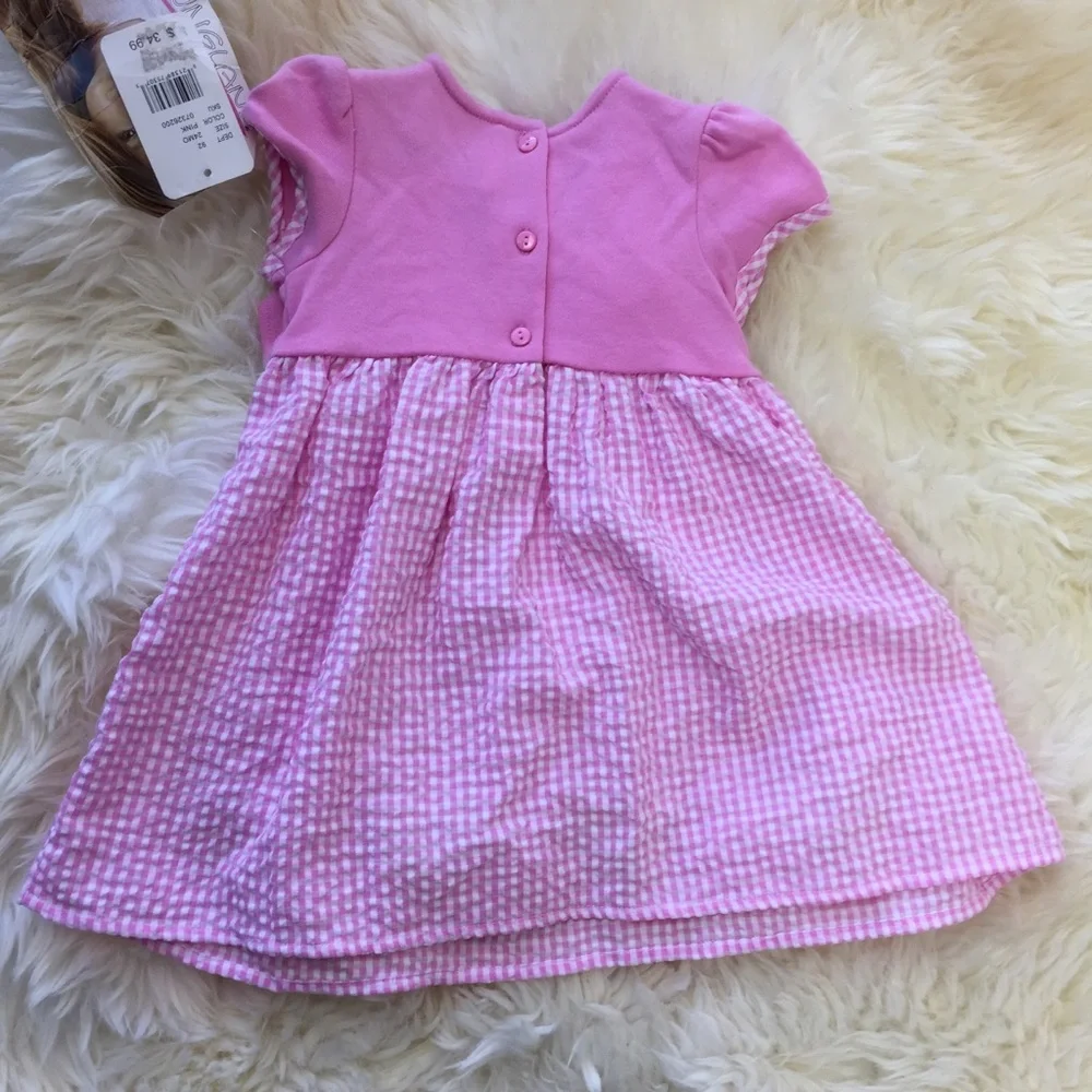 Youngland Pink Dress Set Infant 24 Months NWT